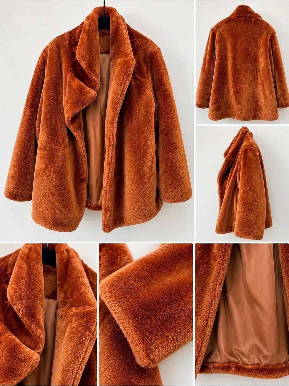 Brown Teddy Jacket Like New